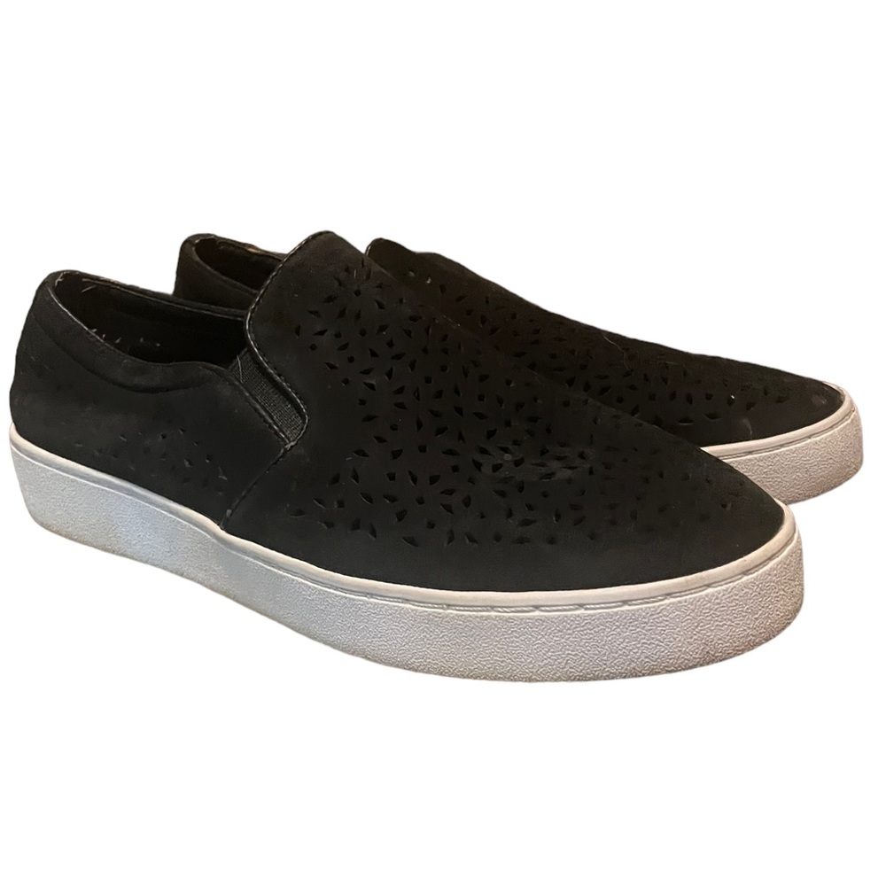 Vionic Perforated Suede Slip Ons - image 1